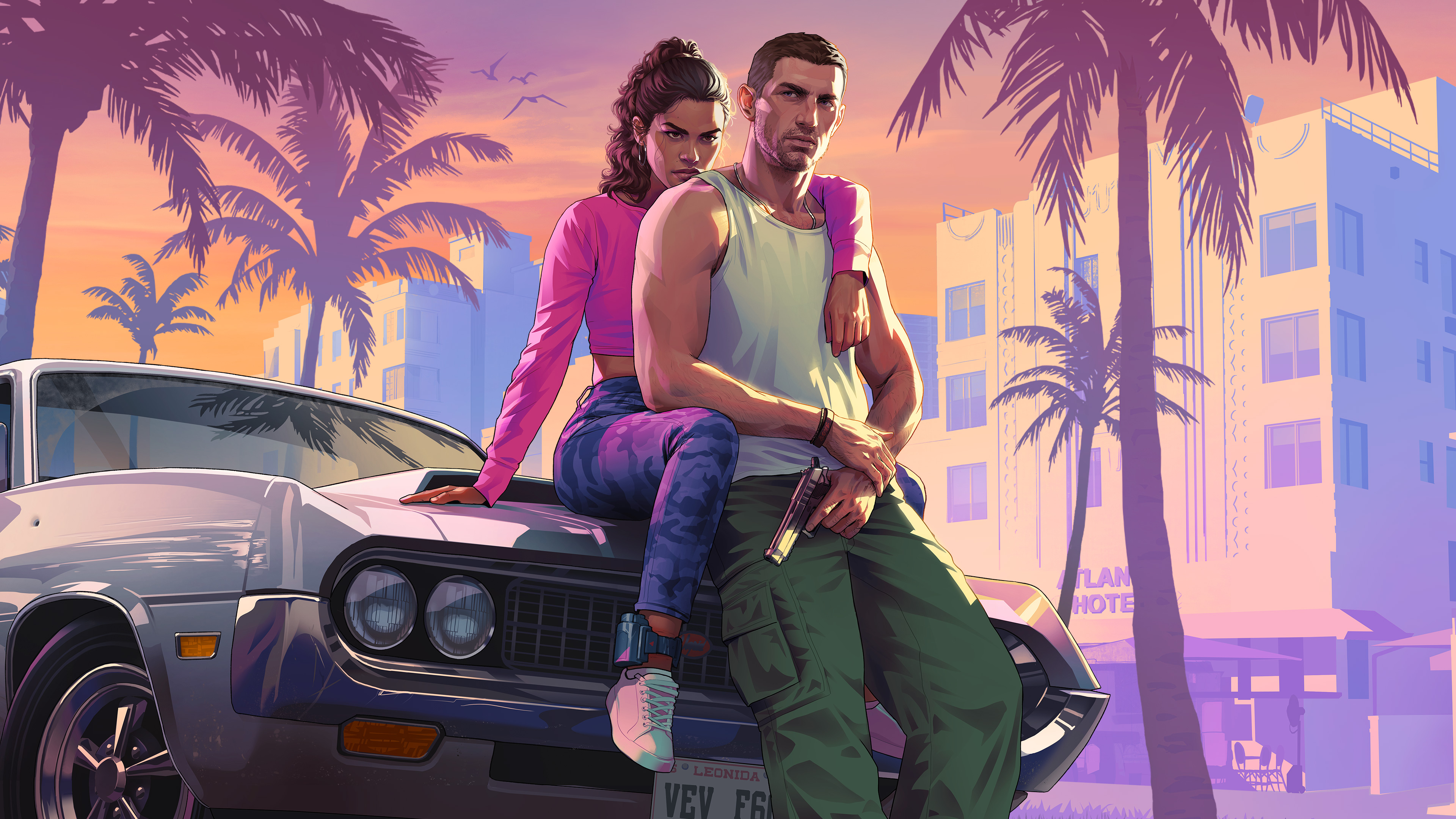 Jason and Lucia in Grand Theft Auto VI